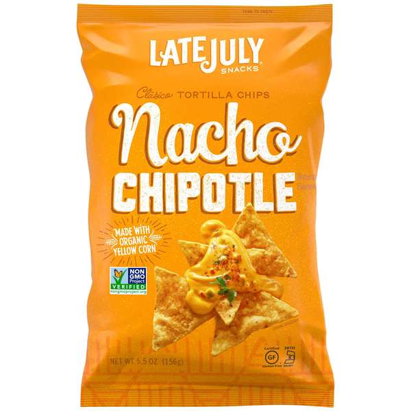 Late July Tortilla Chips Nacho Chipotle 5.5 oz., PK12 106645